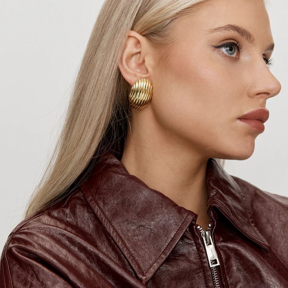 Harper Earrings - Gold - Image 2