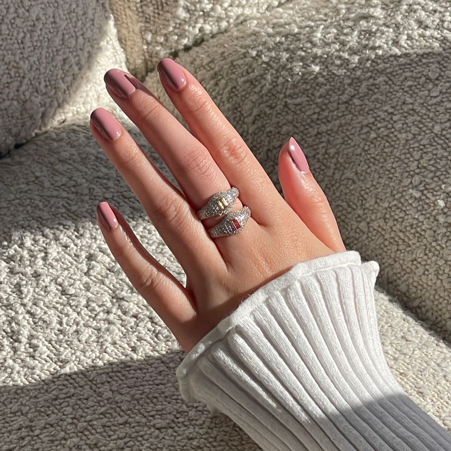 Harriet Ring - Pink - Image 5
