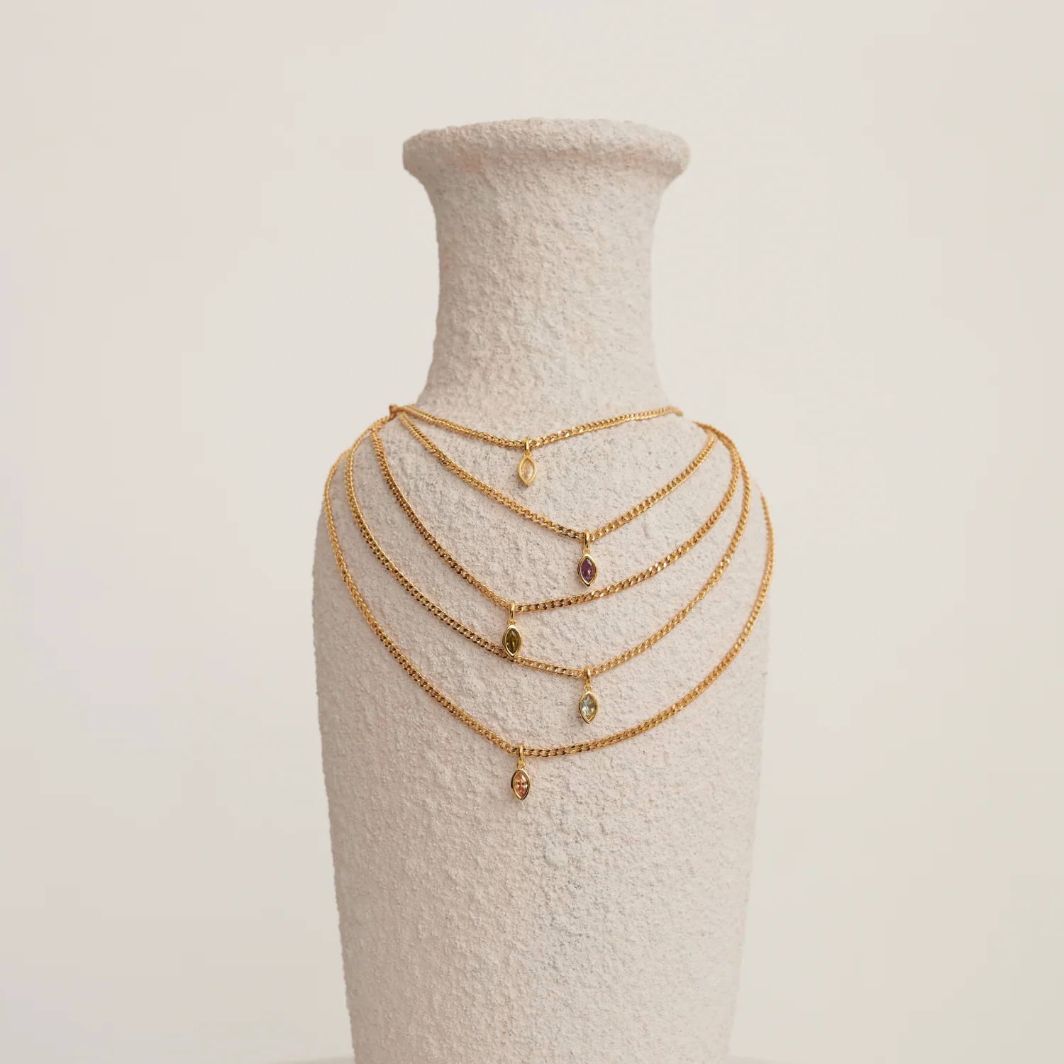 Kaia Necklace - Champagne - Image 4