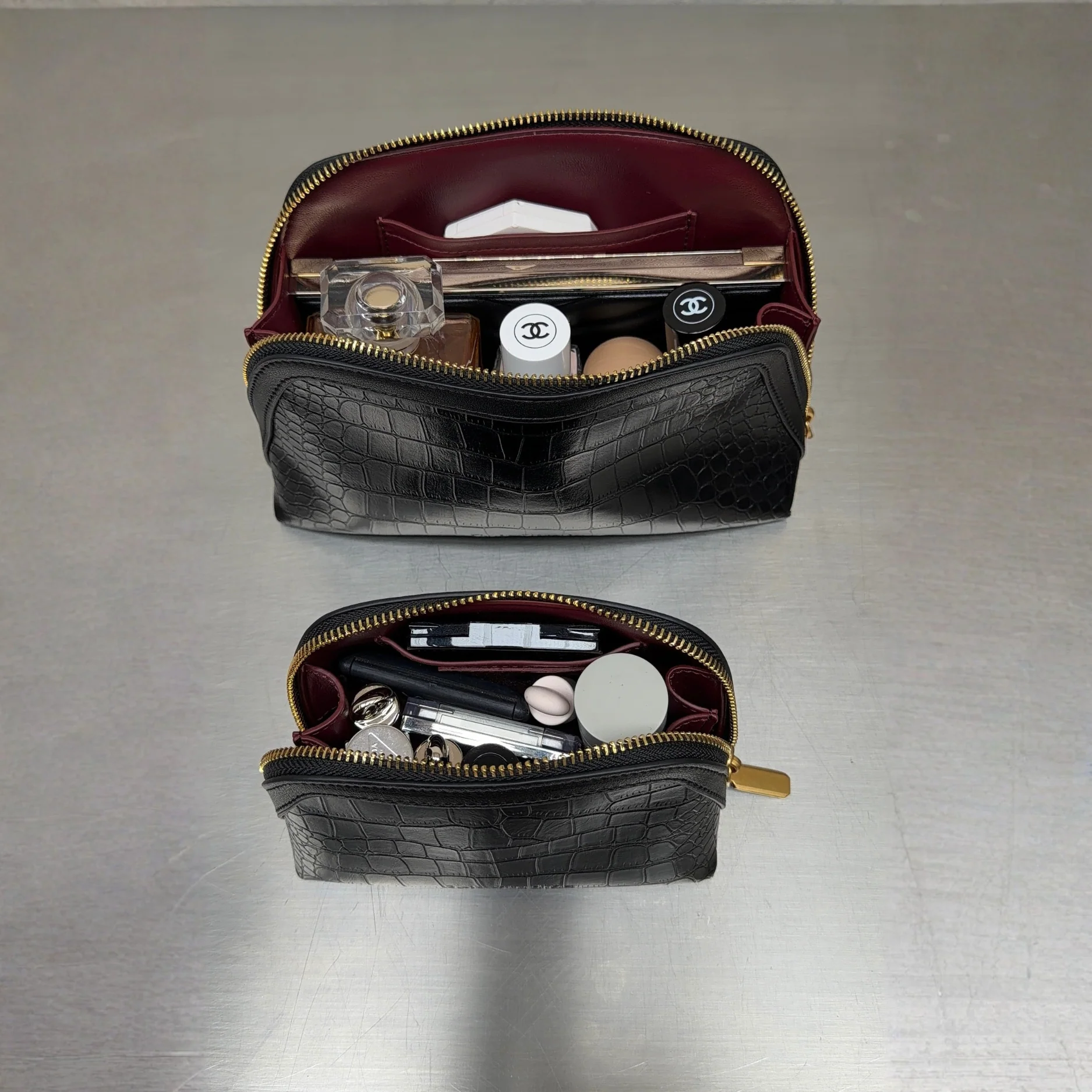 Ophelia Small Pouch - Croc Embossed - Image 4